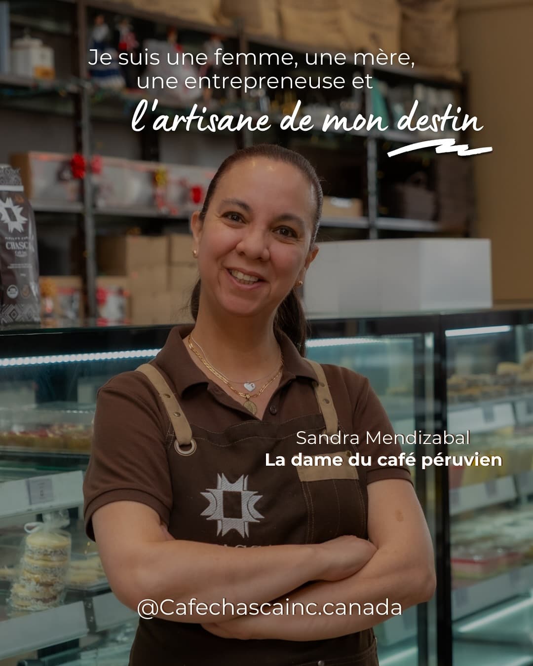 Sandra Mendizábal — fondatrice de Café Chasca